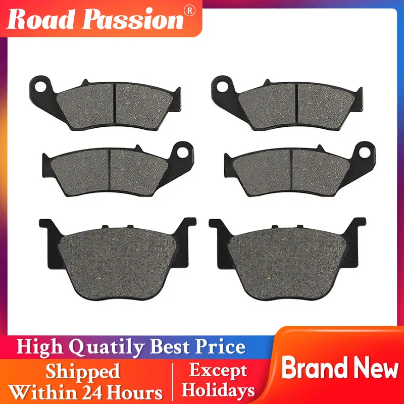 Road Passion Motorcycle Front and Rear Brake Pads For HONDA TRX450 TRX 450 R TRX 450 ER 2004-2014 FA185 FA373