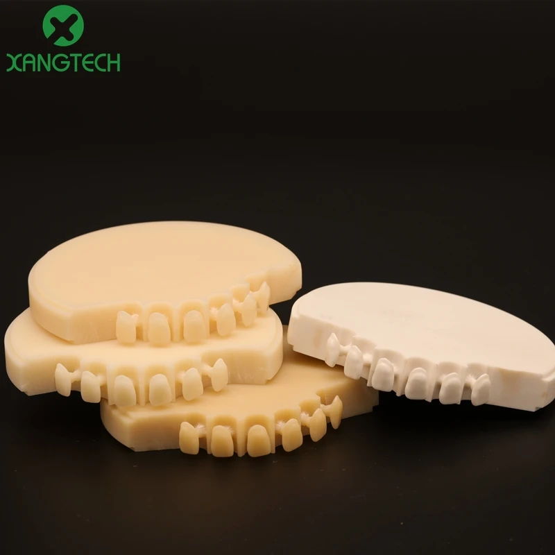 XANGTECH-Dental Multicamadas Resina Pmma Block, Sistema de Fresagem Aberto, CAD CAM, 16 Cores, 98mm, 16-18mm, Frete Grátis, 16 Cores