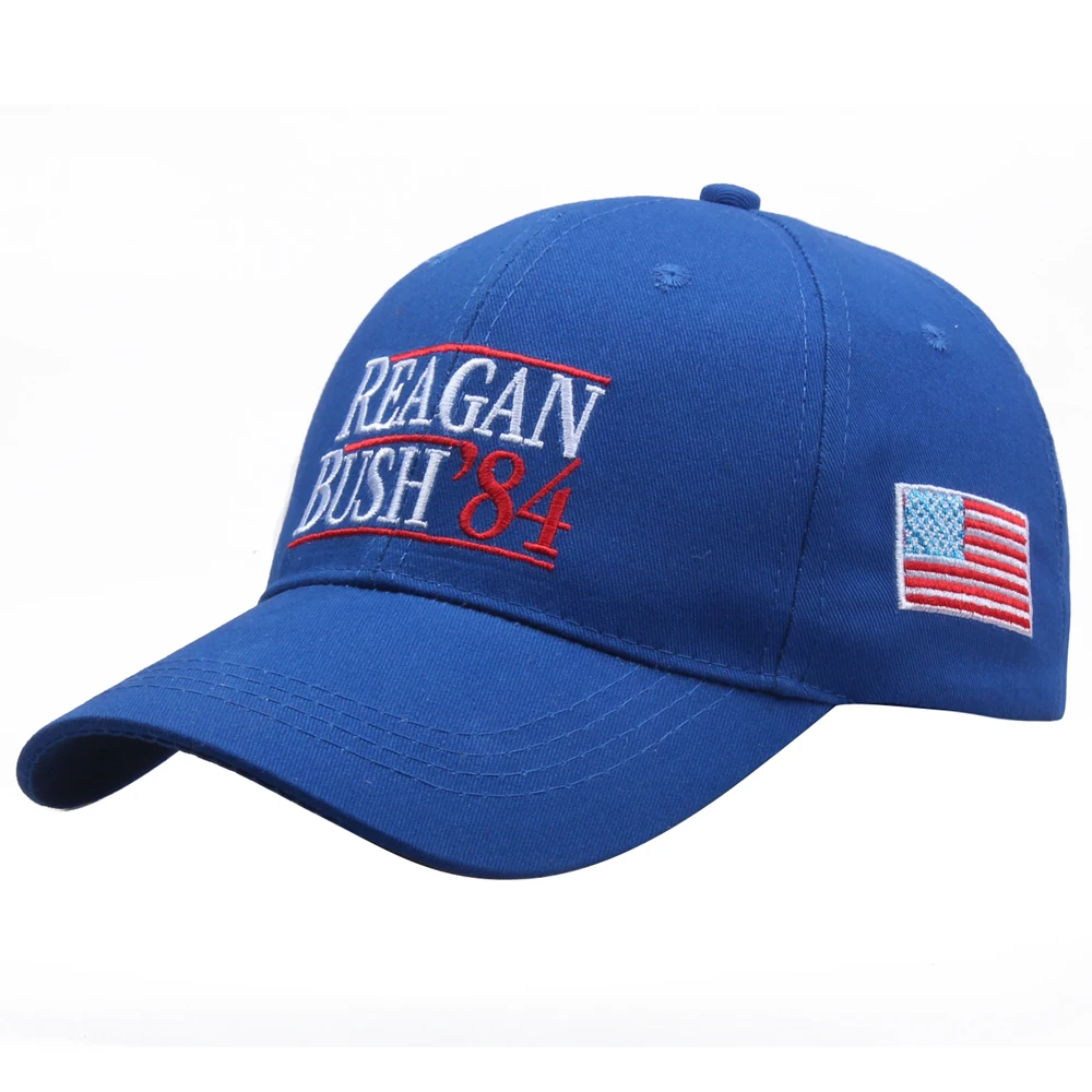 

[SMOLDER]New Design Embroidered REAGAN BUSH 84 Unisex Dad Hat Baseball Caps Snapback Cap Gorras