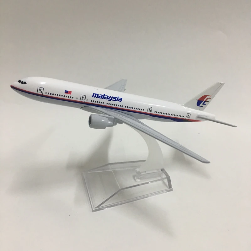 JASON TUTU 16cm Malaysia Airlines Boeing 777 Plane Model Airplane Model Aircraft Model 1:400 Diecast Metal planes toy