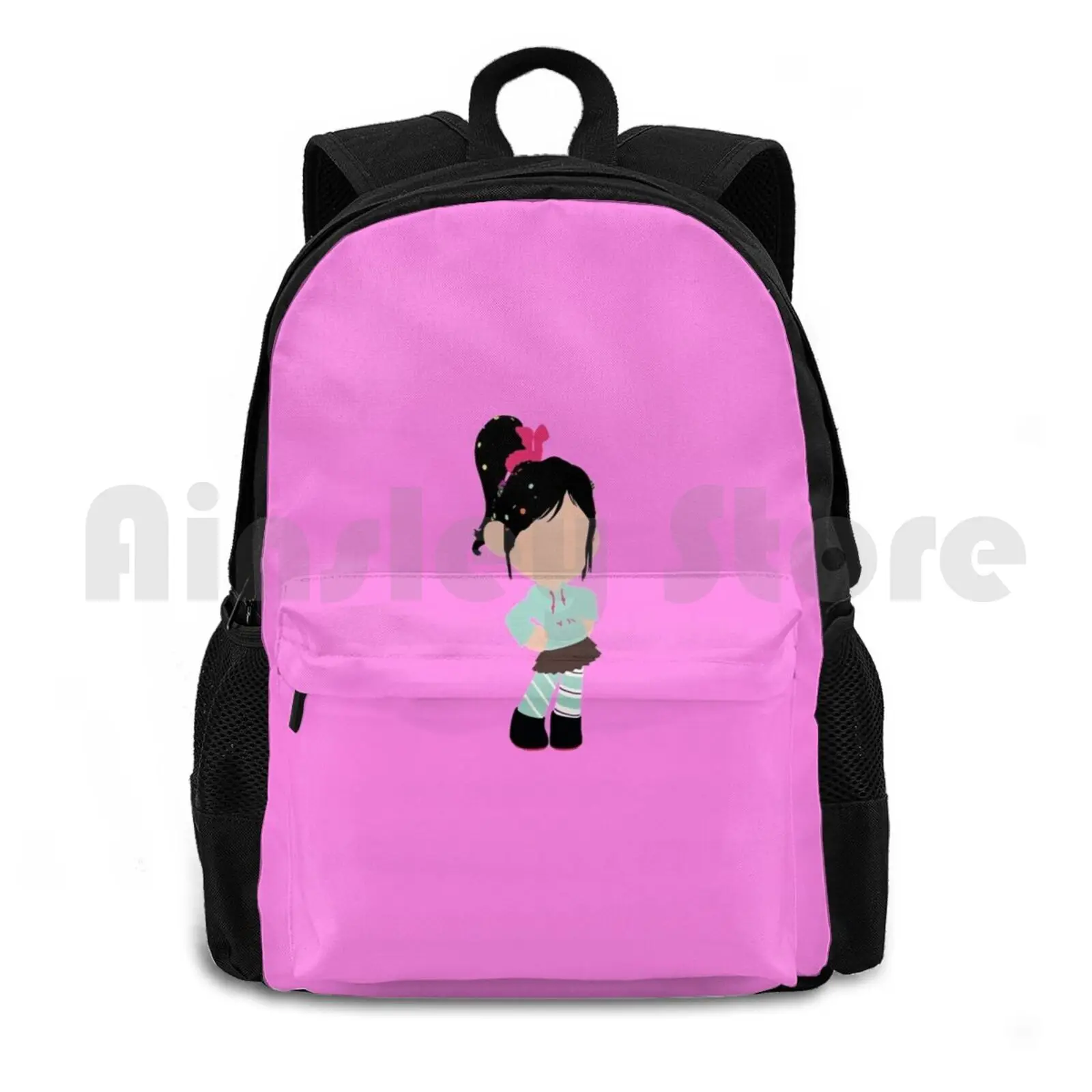 Sugar And Spice Outdoor Hiking Backpack Waterproof Camping Travel Wreck It Ralph Wreck It Ralph Vanellope Von Schweetz