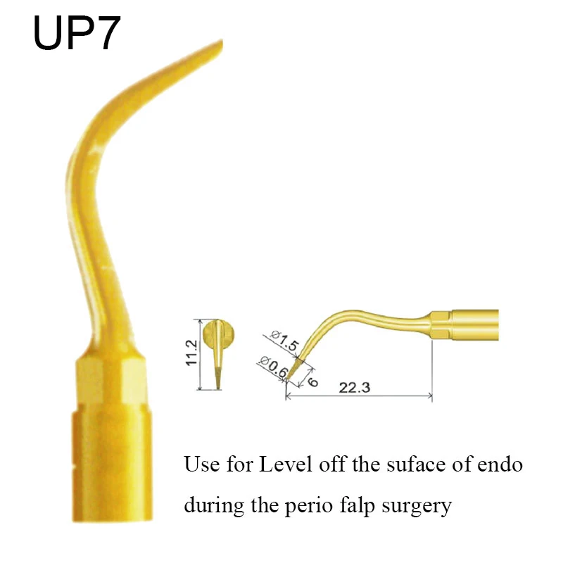 VV Dental Ultrasonic Piezosurgery Surgery Perio Dontic Tips Kit Compatible With MECTRON /NSK Handpiece UP1/UP4/UP5/UP6/UP7/UP9