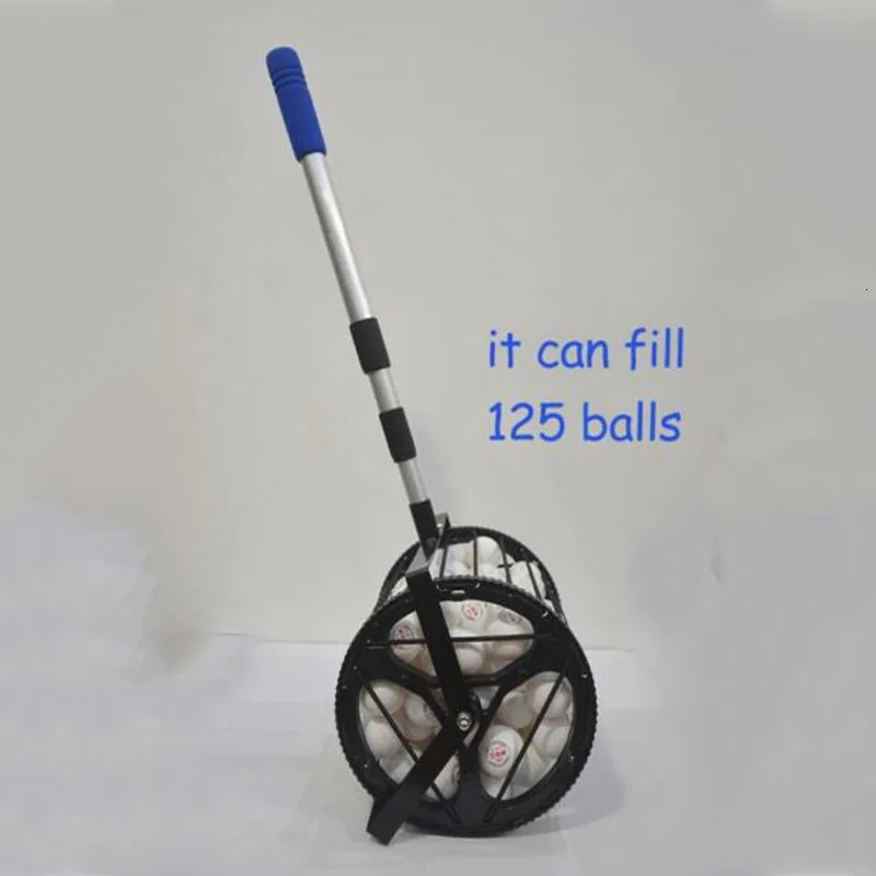 Bucket style Table Tennis Balls Collector Pingpong Ball Easy Pick Up Gear Retriever Fill 125 Balls HW253