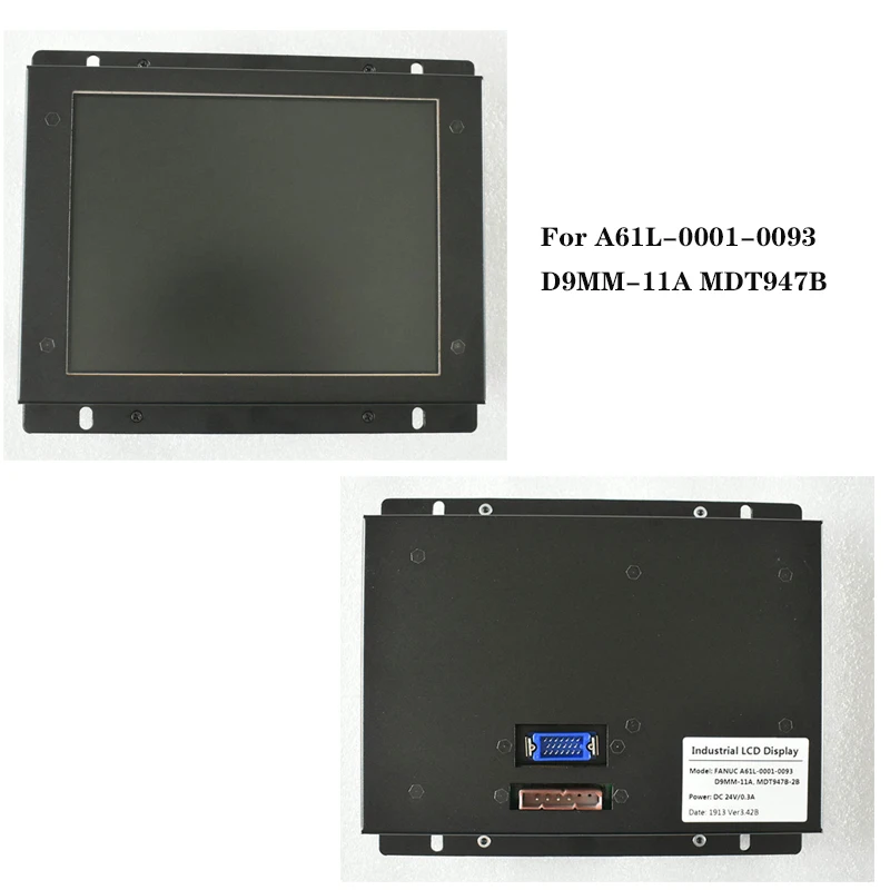 Imagem -04 - Monitor de Display Lcd Industrial para Substituir Fanuc Crt Antigo A61l0001-0093 d9 Mm11a Mdt947b2b A61l-0001-0095 D9cm-01a