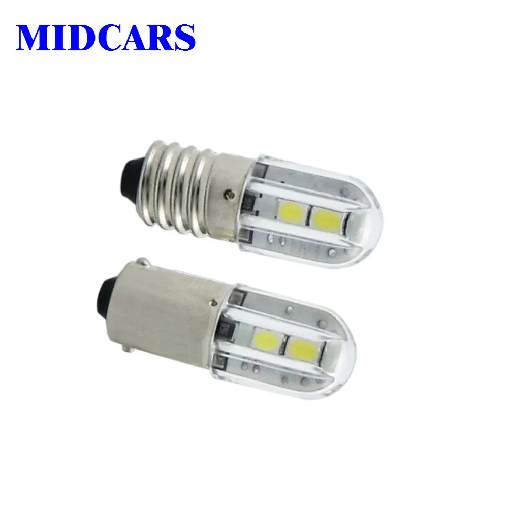 インジケーターライト,e10,ba9s,t4w,MIDCARS-LED v,12v,24v,48v,60v,6.3v,120v,240v,1w,2835 4個入り卸売パック