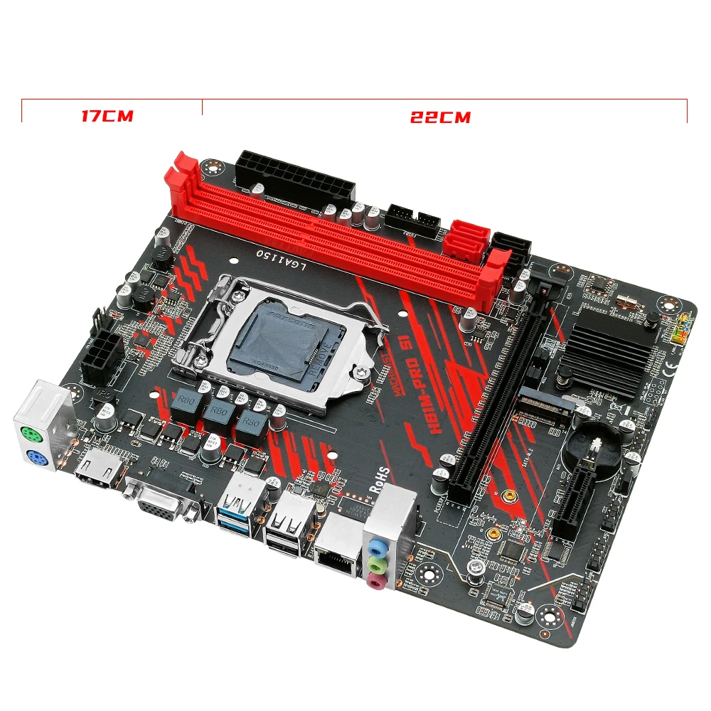 MACHINIST H81 płyta główna LGA 1150 obsługuje rdzeń procesora CPU i3 i5 i7/Xeon E3 V3 pamięci RAM H81M-PRO SATA M.2 Slot SSD