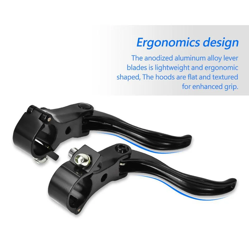 1 Pair Bicycle Brake Lever Aluminum Alloy Bicycle Brake Handle Brake Clamp Handle  Bicycle Accessories