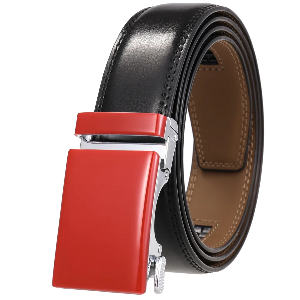 Neue Luxus Marke Gürtel für Männer Hohe Qualität Männlich Strap Echtes Leder Taille Band Automatische Schnalle Gürtel Ceinture Homme 3,5 cm – Detail 33