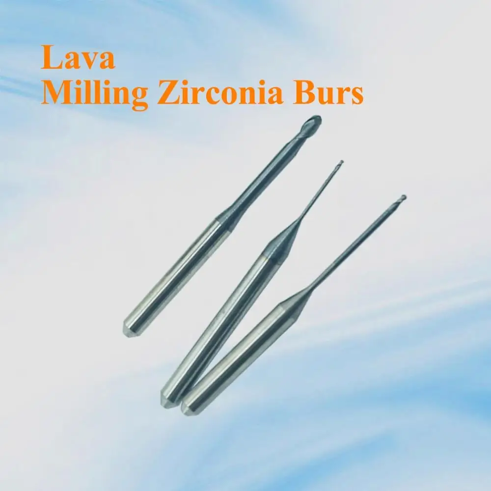 

5pcs Free Shipping Lava Milling Zirconia Burs Shaft 3mm CADCAM Milling Units