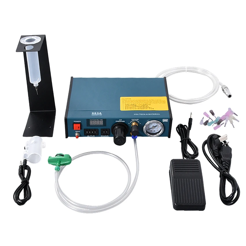 

Professional Digital Auto Glue Dispenser 983A Glue Dropper Solder Paste Liquid Controller Fluid Dispenser Tools Machine