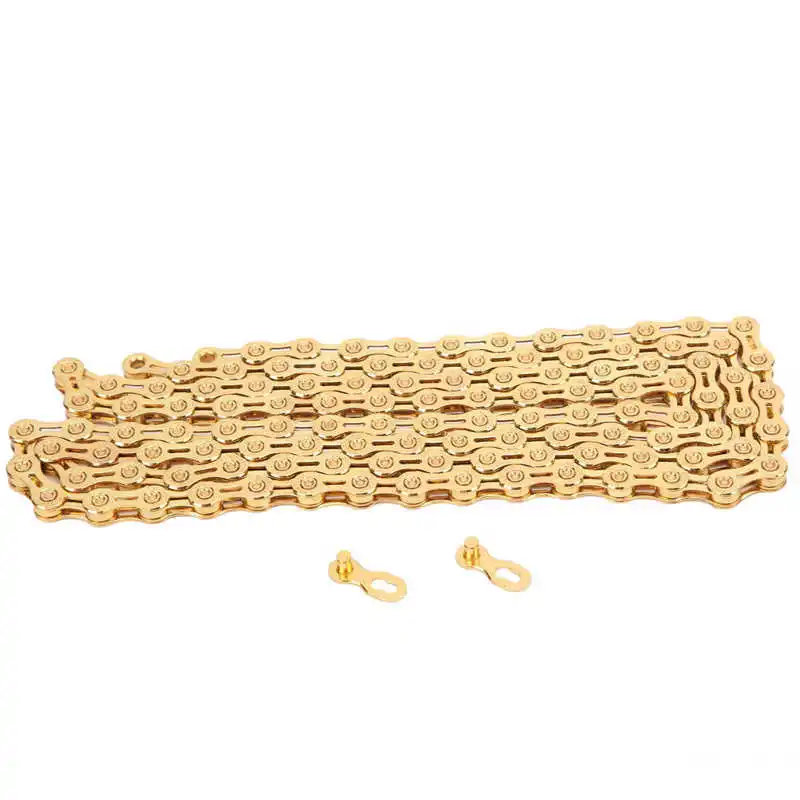 VG الرياضة 8/9/10/11/12 سرعة سلسلة دراجات نصف جوفاء 116 الروابط سلاسل الدراجة الجبلية خفيفة 126 الروابط 1/2in x11/128in سلسلة