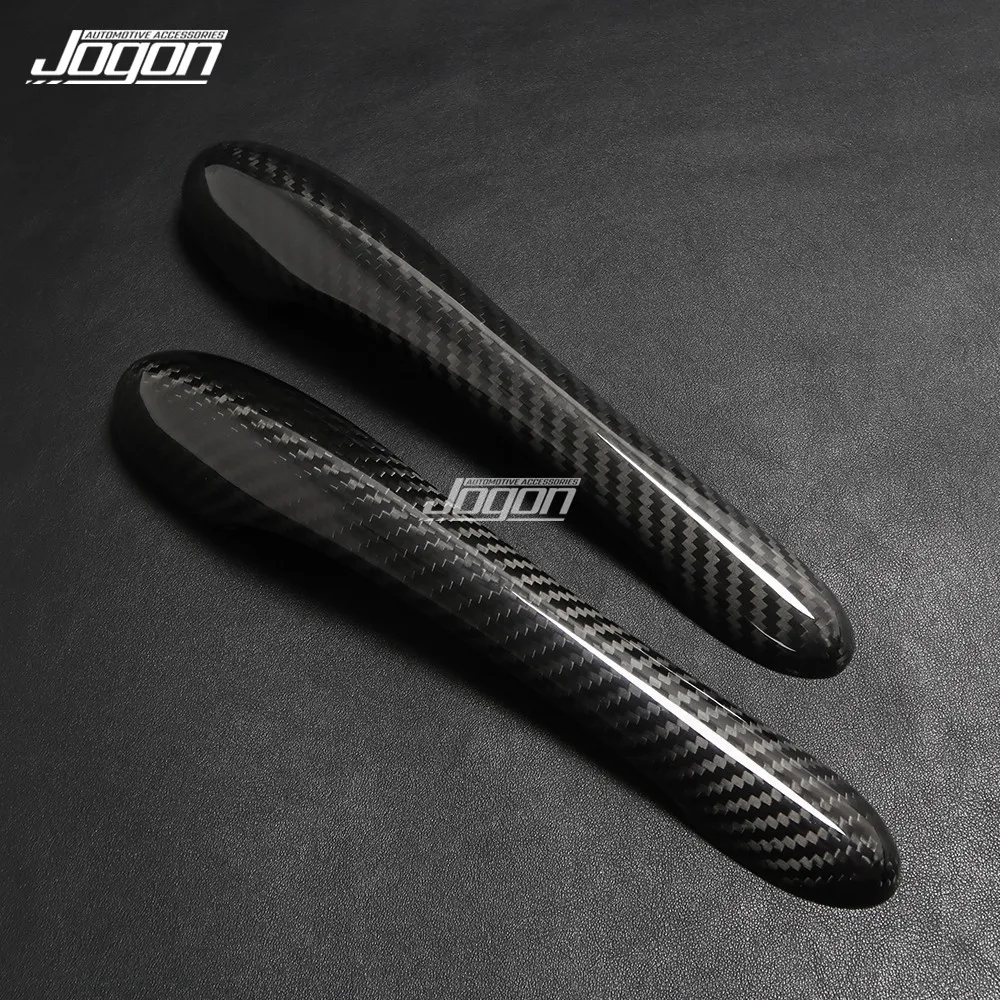 Door Handle Cover Trim For Maserati GranTurismo S MC GT GTS Coupe 2Doors 2008- 2017 Carbon Fiber Car Door Exterior Decoration