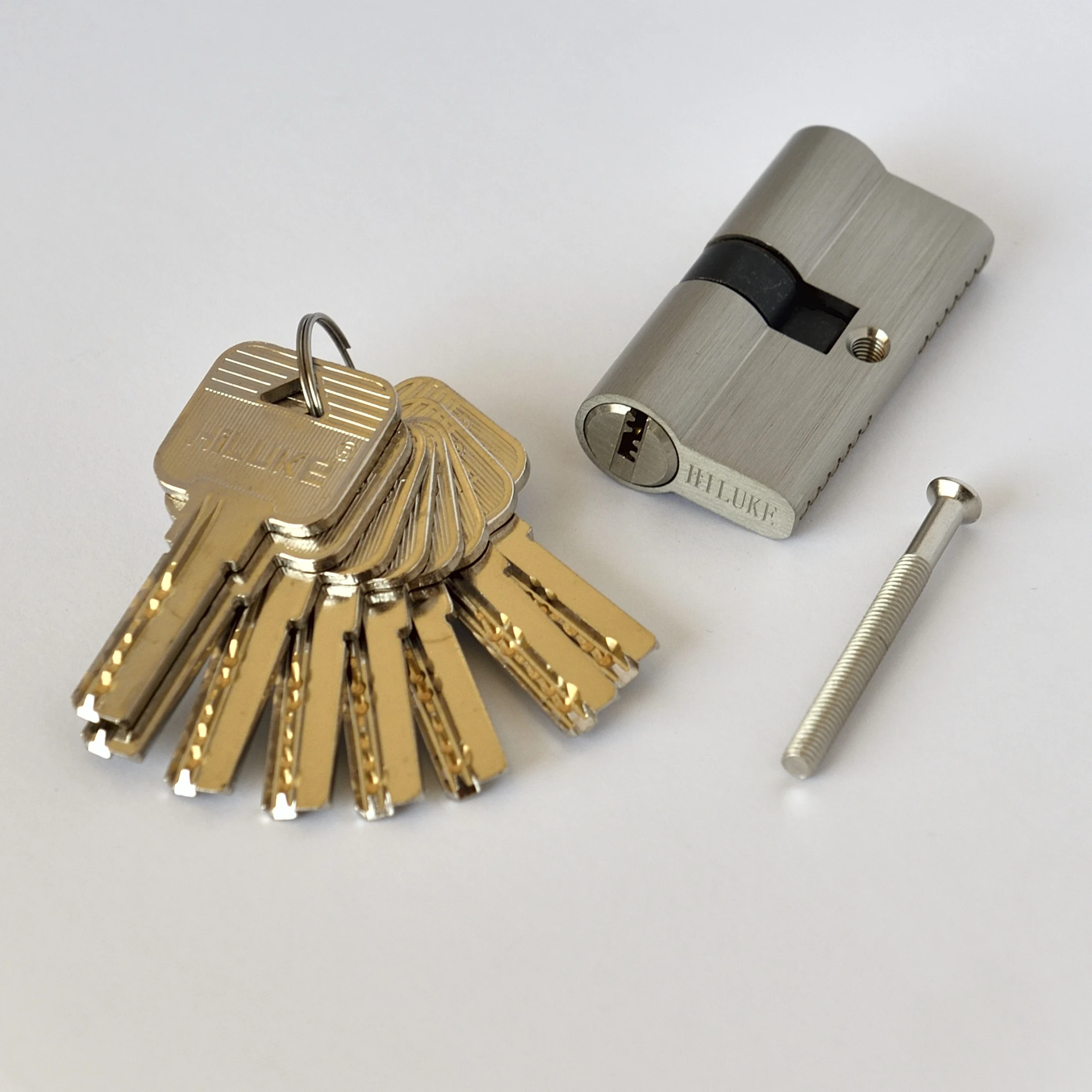 

60MM BRASS CYLINDER EUROE STANDARD 8KEYS SAFE DOOR LOCK C60