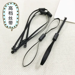 500pcs Double Plug Ribbon Tag Seal Garment Tags Hang String plastic Snap Lock Pin Loop Fastener Hook Ties Accessories L=25cm