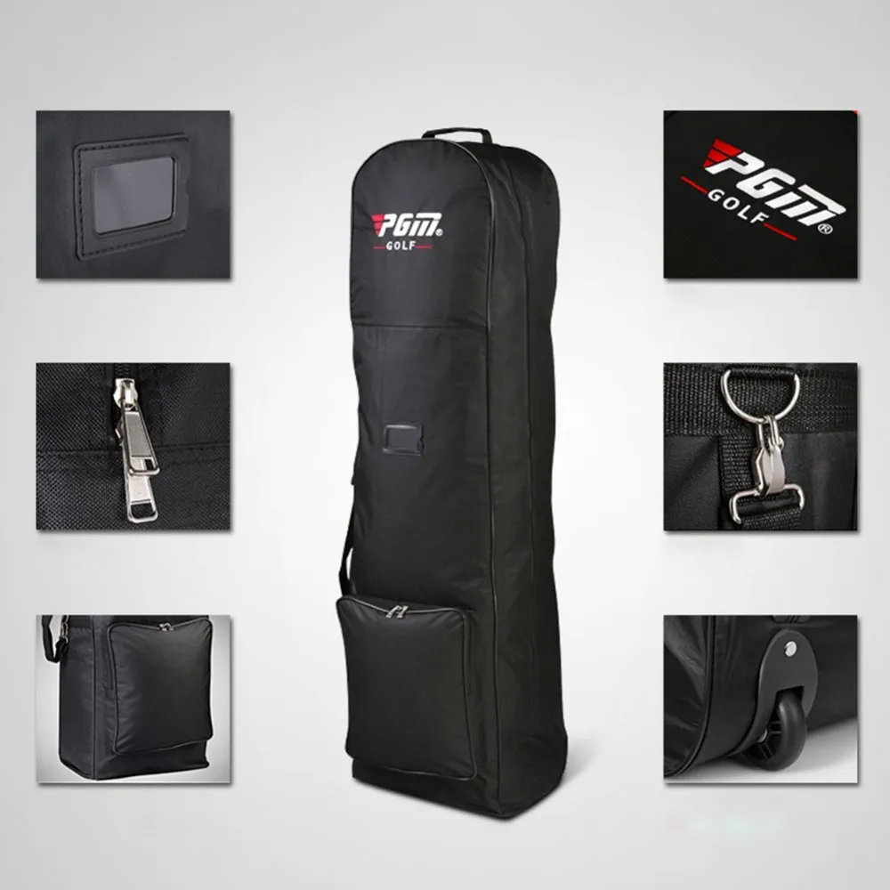 PGM Golf Aviation Bag Portable Golf Air Package Padded Golf Bag Foldable Travel Bag Cover with Wheels Bolsa de Golf