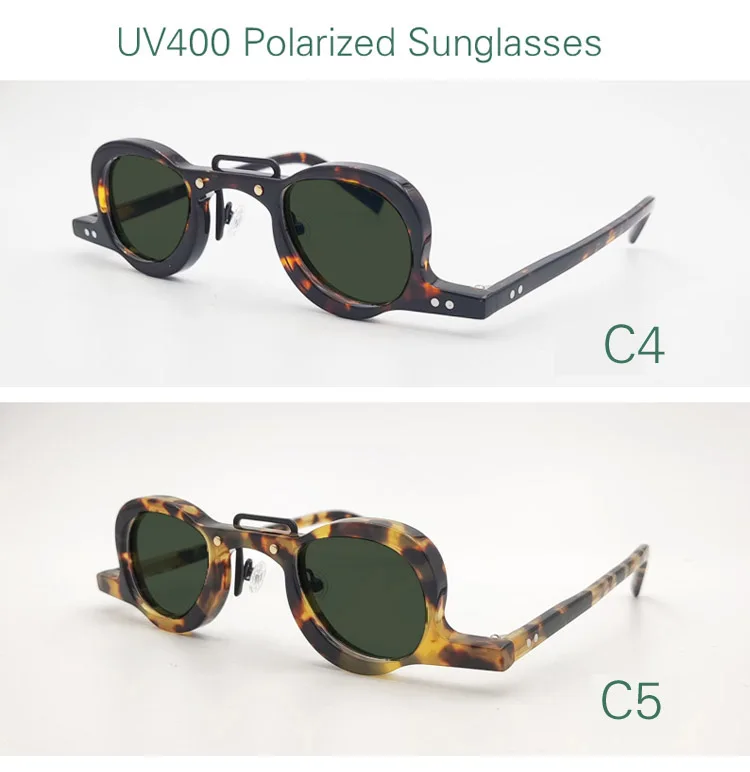 Vintage Blaulichtfilter Ovale Handgefertigte Acetat-Brille Herren Retro-Brillengestell Damen Myopie Optische Korrektur-Lesebrille – Detail 2