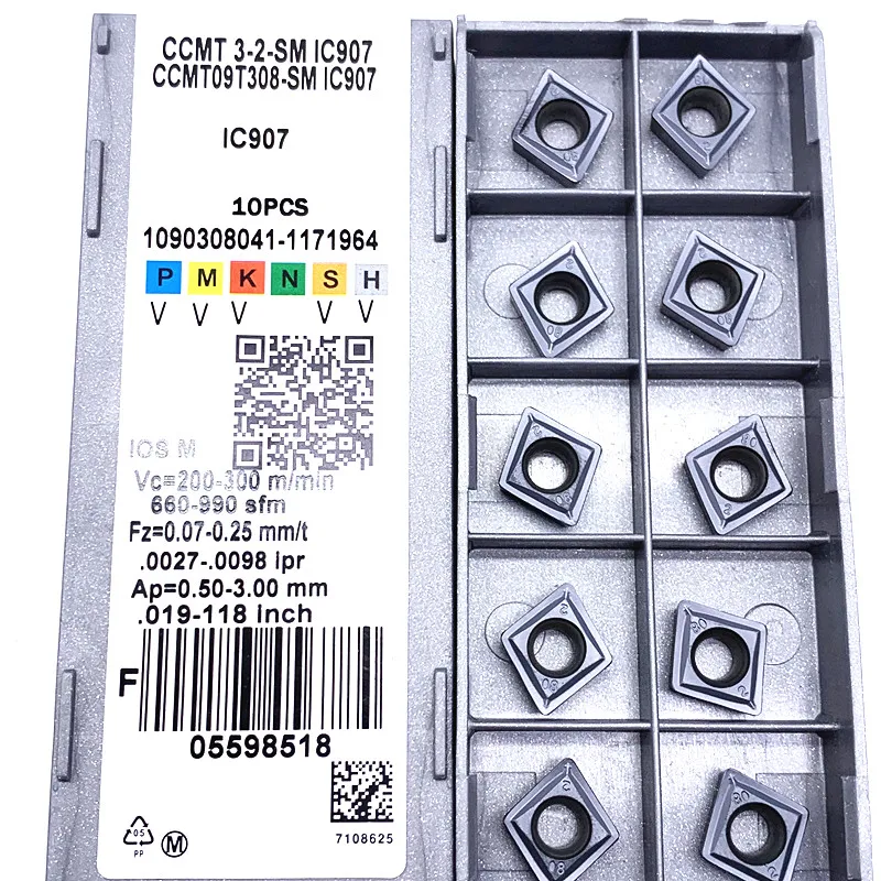 CCMT09T304 CCMT09T308 SM IC907 IC908 32.51 Lnternal Turning Tool CNC Lathe parts Tool Tokarnyy CCMT 09T304/09T308 Carbide insert