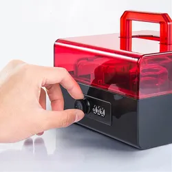 Suitcase password seal box transparent lock multifunctional office supplies safety protection 5 cells storage organizer toolbox