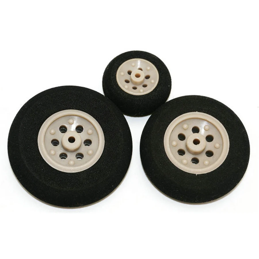 2 Pcs Super Light Tail Wheels For RC Airplane Replacement Toys Plane Accessory D25-53mm