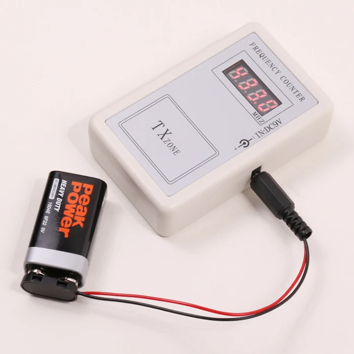 Car remote control frequency detector garage door rolling shutter door signal quality hand-held tester Frequency counter