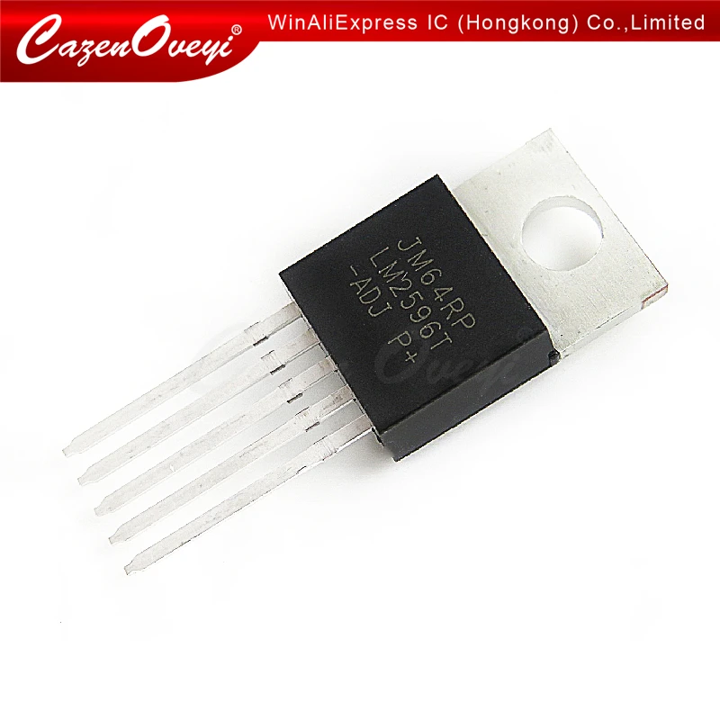 10pcs/lot LM2596T-ADJ LM2596T LM2596 2596T-ADJ Power Converter IC TO-220-5 In Stock