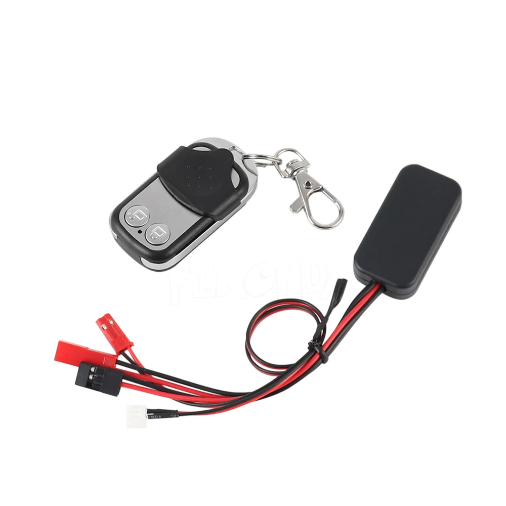 

RC Car Winch Wireless Remote Control Receiver for 1/10 RC Crawler Axial SCX10 Traxxas TRX4 RC4WD D90 TF2 Tamiya CC01