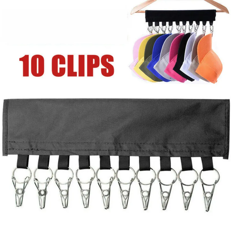 Fabric Hanger Clothespin Portable Magic Sticker Underwear Coat Travel Folding Clothes Non-Slip Drying Clip Storage Organizer