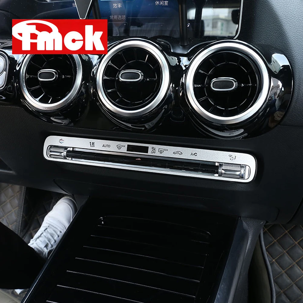 

For Mercedes Benz A B CLA GLB GLA Class W177 V177 W247 C118 X247 H247 2020+ Car Central Air Conditioning Mode Button Trim Cover