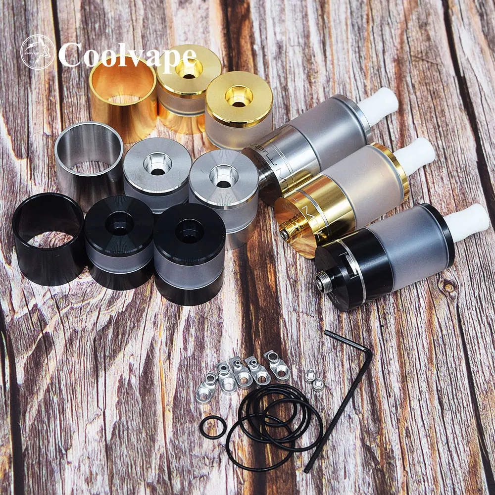 

Волк Coolvape Dvarw MTL RTA 5 мл 316 нержавеющая сталь 22 мм перестраиваемый атомайзер для электронной сигареты бак vs kayfun rta подходит механический мод