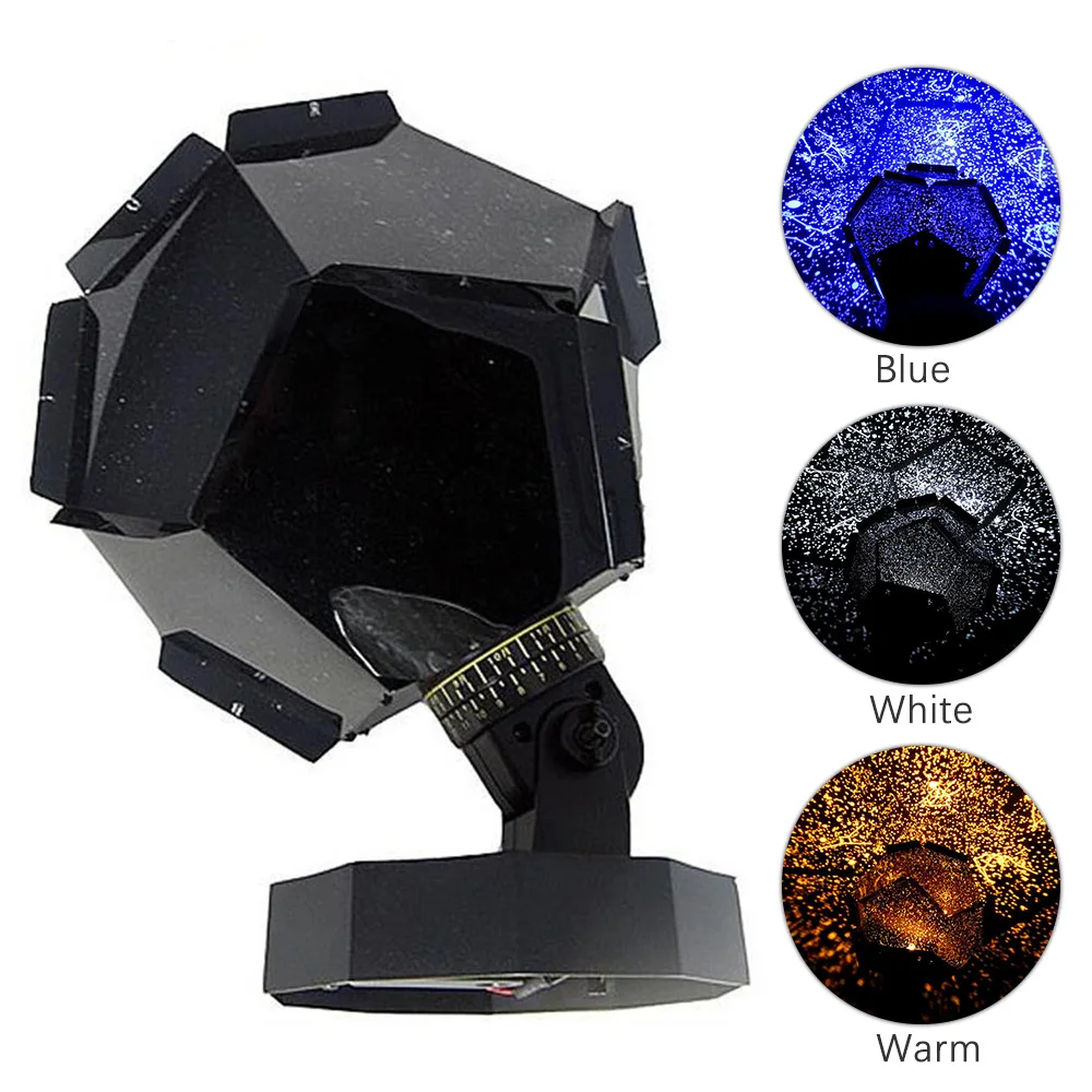 LED Starry Sky Projector Lamp LED Star Light Cosmos Galaxy Projection Cosmic Galaxy Star Night Light for Home Decor Kid’s Gift