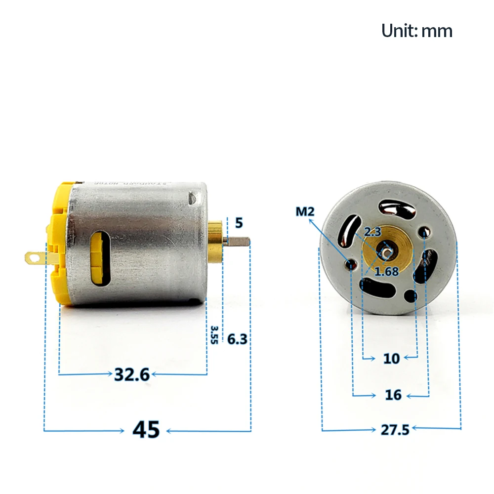 Standaard RS360-SN/2890/Dv Motor Elektrische Dc 6V-12V 7.2V 9V Sterke Magnetische afstandsbediening Auto Speelgoed Boot Model Grote Koppel