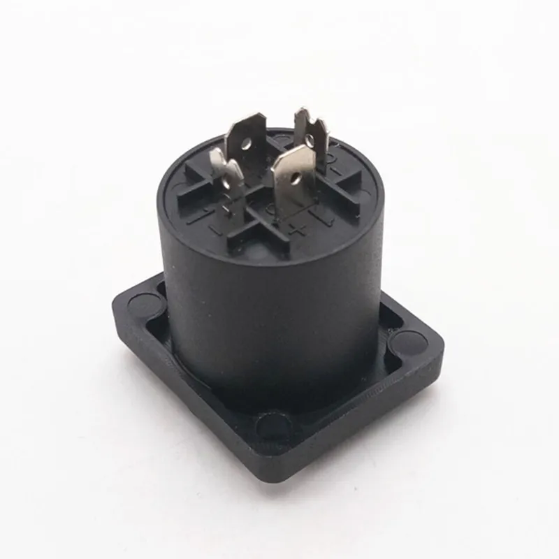 Buena calidad 4Pin Speakon macho de 4 polos clavija Audio hembra Cable de enchufe para Altavoz Conector de altavoz amplificador de potencia hembra