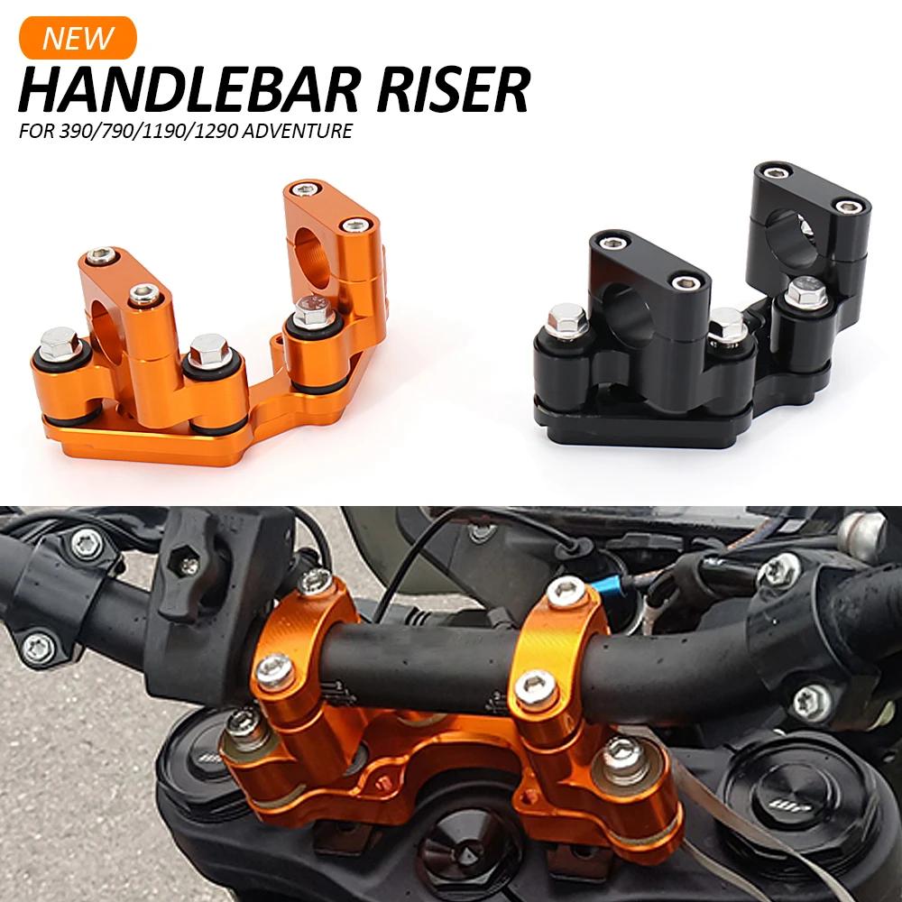 

NEW Motorcycle 1190 1290 ADVENTURE Handlebar Riser Bar Mount Handle Clamp Bracket For 390 ADV 790 Adventure R 2019 2020 2021