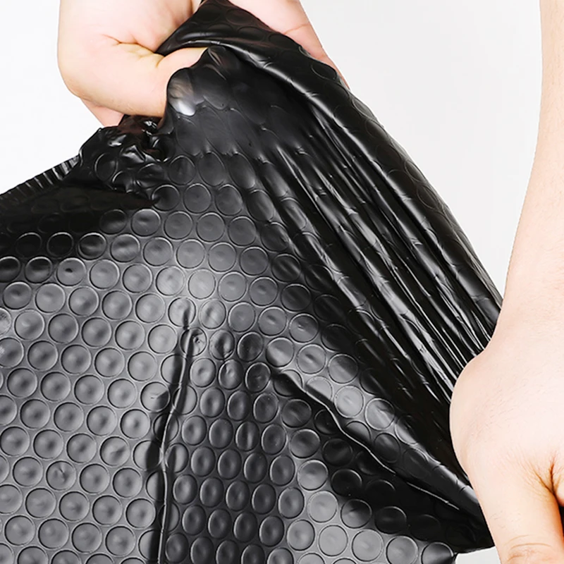 50 Pcs 18*20cm Bubble Envelope Black Bubble Mailer Bubble Mailers Padded Envelopes Gift Packaging Lined Self Seal Bag