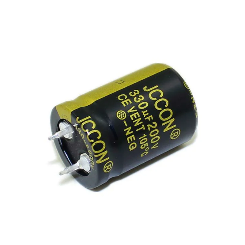 200v330uf JCCON سميكة القدم كهربائيا مكثف حجم 22x30 العاكس السلطة