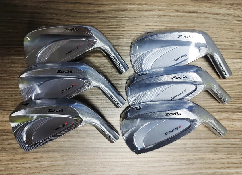 Zodia Forged Carbon Steel Golf Irons, Crossing II, Full CNC, Milled, Iron Heads, #4-# P, 7Pcs