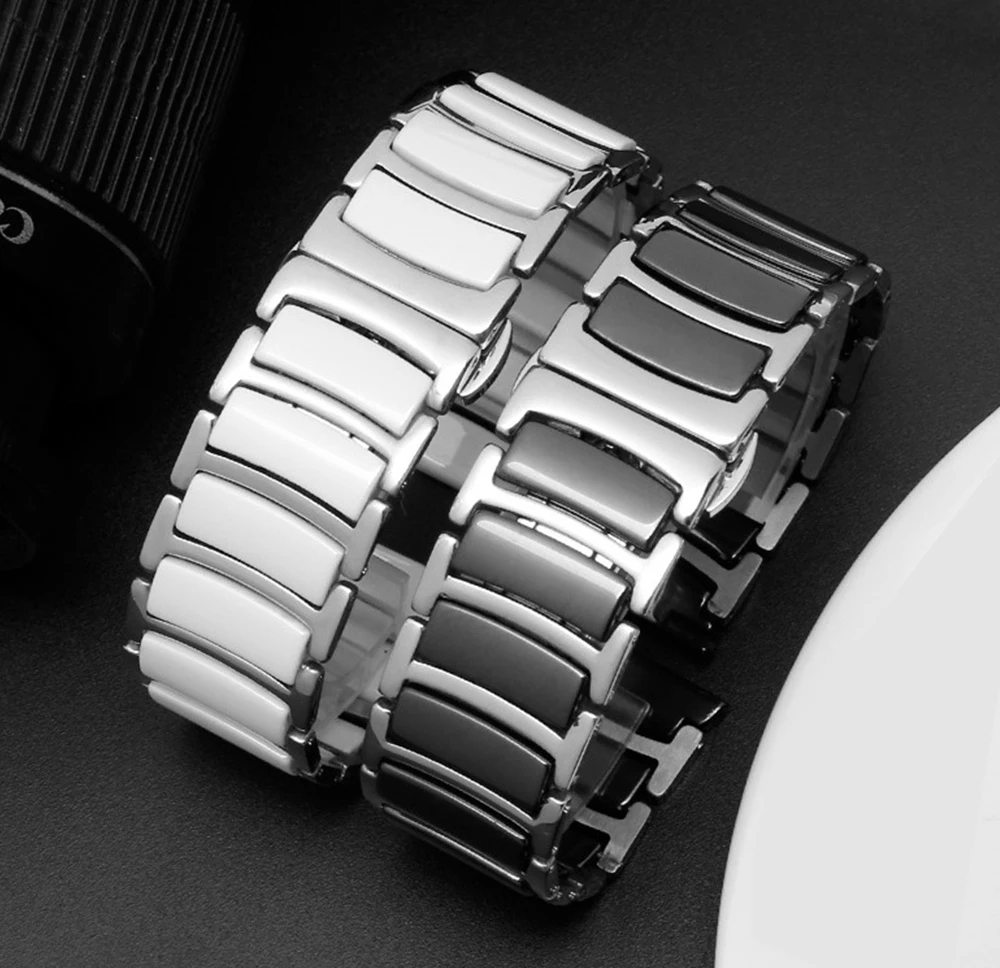 22mm 20mm Ceramics Band For Samsung Galaxy Watch 7 6 5 4 Classic S3 Bracelet for Amazfit GTR 4 3 2 GTS4 Mini Huawei GT4 GT3 GT2e