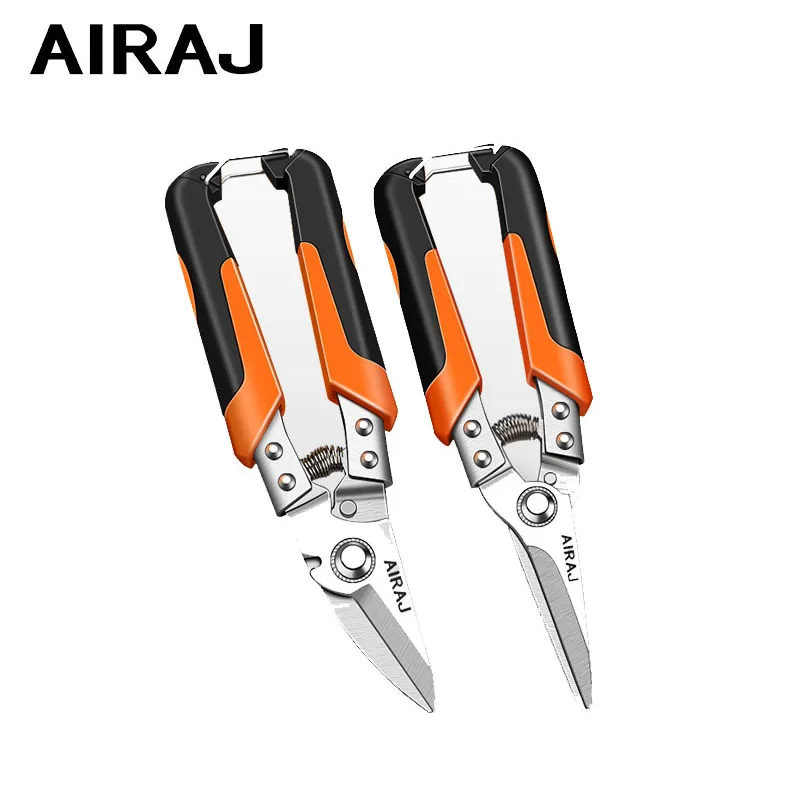 

AIRAJ Tin Sheet Metal Snip Aviation Scissor Iron Plate Cut Shear Industrial Work Hand Tool Household Hand Cutting Tool Scissors