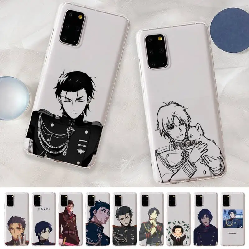 Funda de teléfono de Anime Seraph of the end Guren Ichinose para Samsung A 51 30s 71 21s 70 10 31 30 52 12 40 S20 21 plus lite UlTRA