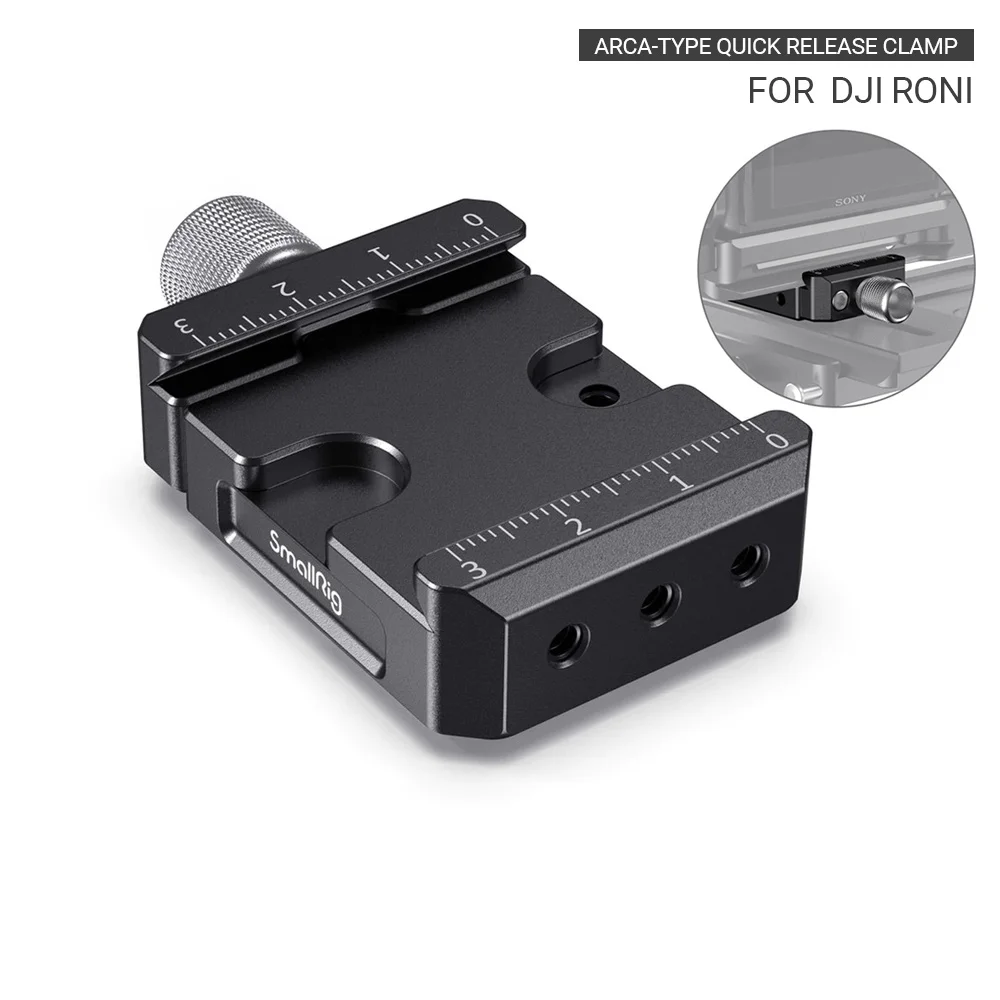 SmallRig Arca-Type for Ronin SC Quick Release Clamp for DJI Ronin S / Ronin SC and for ZHIYUN Crane Series / Weebill S Gimbals