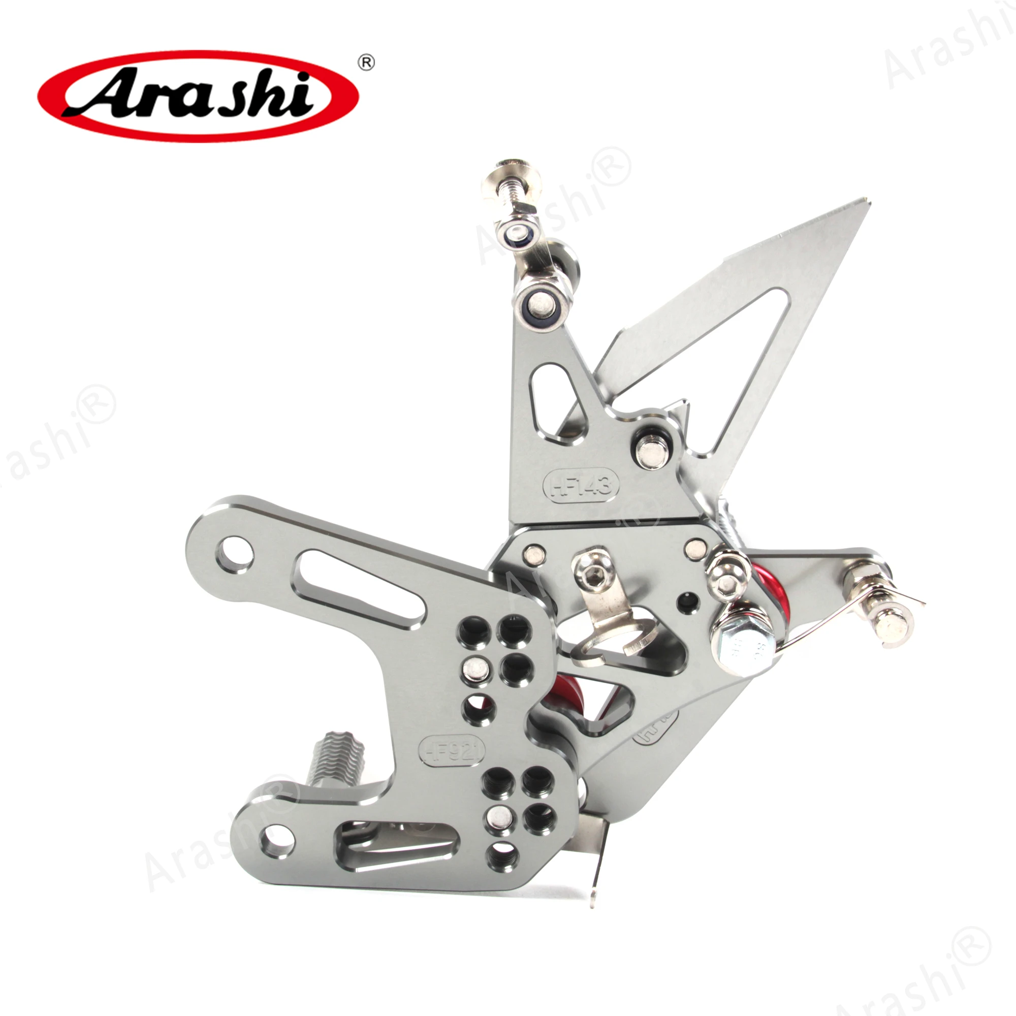 Arashi CNC Adjustable Rearset For KAWASAKI ZX10R / ZX1000 / ABS 2021 2022 2023 2024 ZX-10R ZX 1000 Rider Footrest Foot Pegs