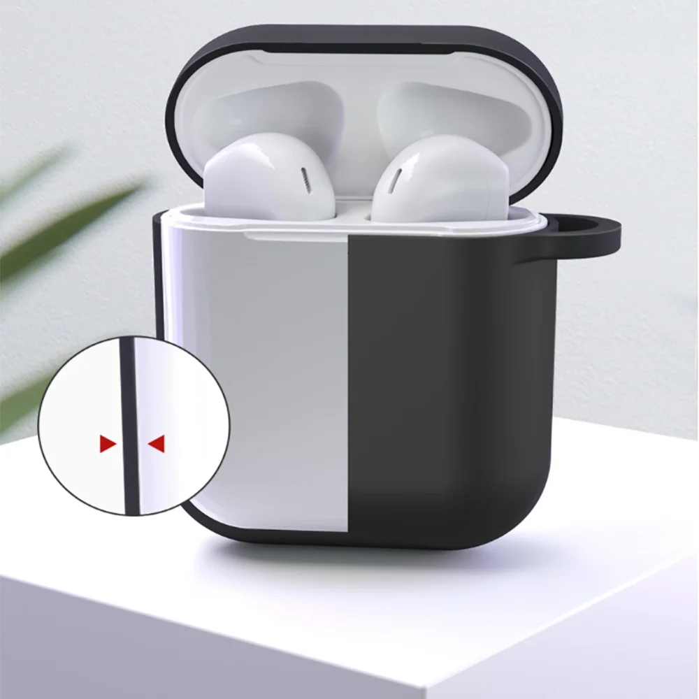 Soft Silicone Cases For Apple Airpods 1/2 Protective Bluetooth Wireless Earphone Cover For Apple Air Pods Charging Box Bags