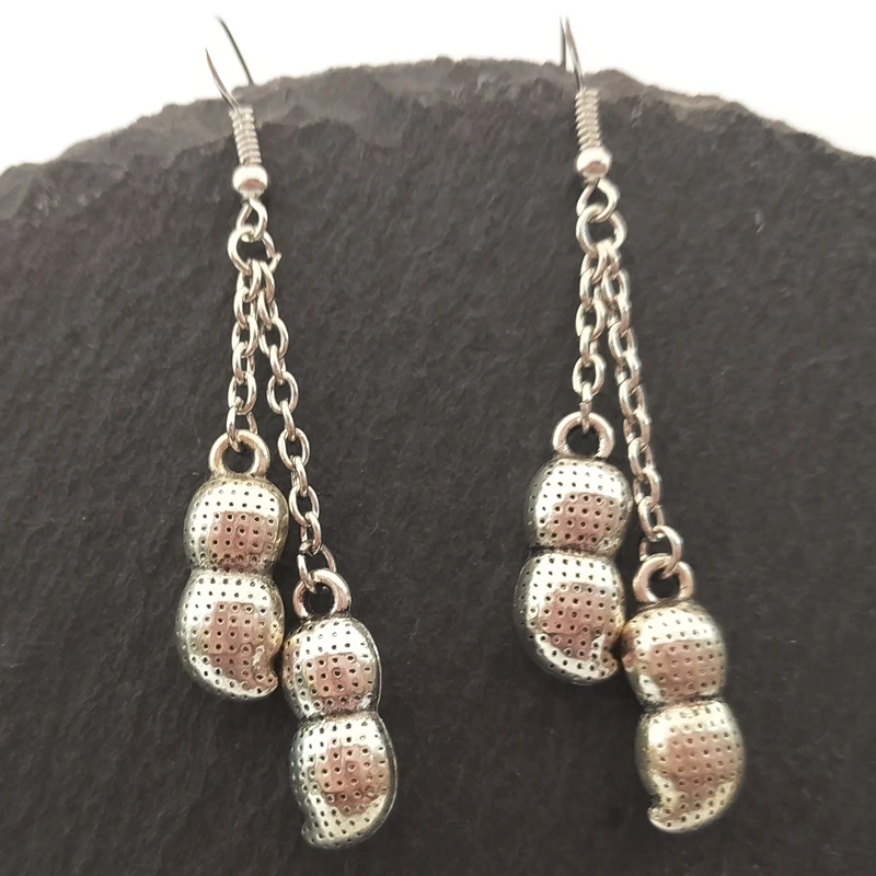 

Brand New Design Fashion Jewelry Peanut Earring Women Statement Earrings Wholesale Summer Holiday Accessories