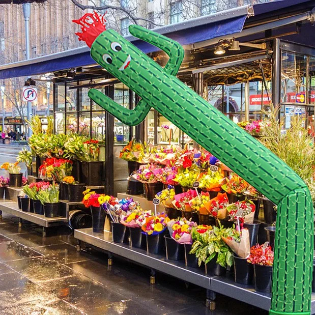 Advertising Inflatable Tube Cactus (No Blower) 19ft Blow Up Giant Waving Arm Fly Puppet Waving Arm Flailing Tube Man