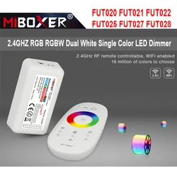 Miboxer FUT020 FUT021 FUT022 FUT025 FUT027 FUT028 LED Strip Controller 2.4GHZ Touch RGB RGBW Dual White Single Color LED Dimmer