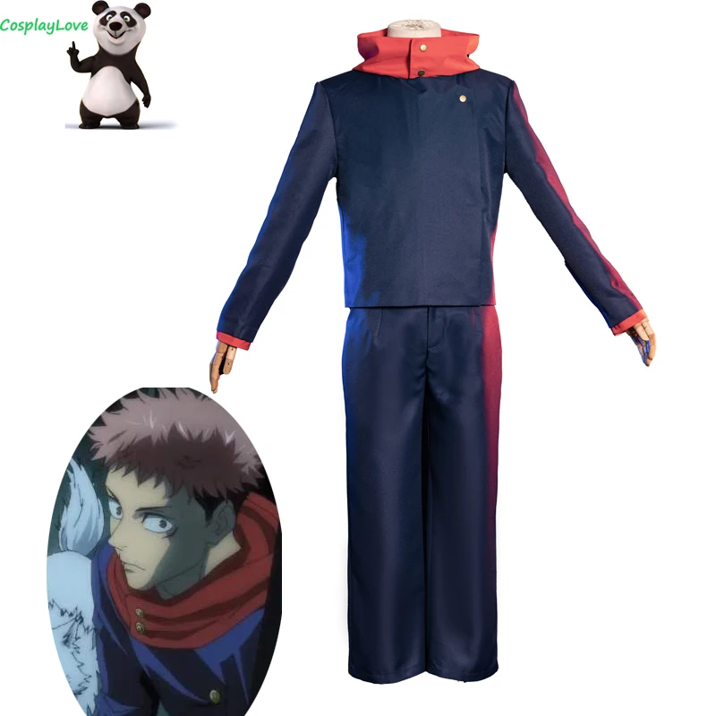 CosplayLove Anime Jujutsu Kaisen Sorcery Fight Yuji Itadori Ver. Cosplay Costume Purple For Male Boy Christmas Halloween