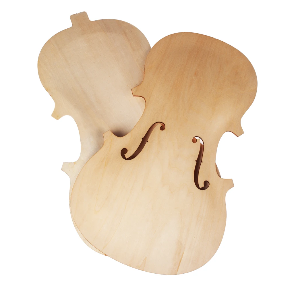 1/8 Violin Top And Back Solidwood  Unfinished  Parts For   DIY   Accessories New