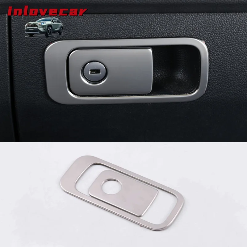 

2016-2019 For Volkswagen VW TiguanL Tiguan MK2 Storage Box Glove Box Door Handle Cover Trim Cap Sticker Decoration Accessories