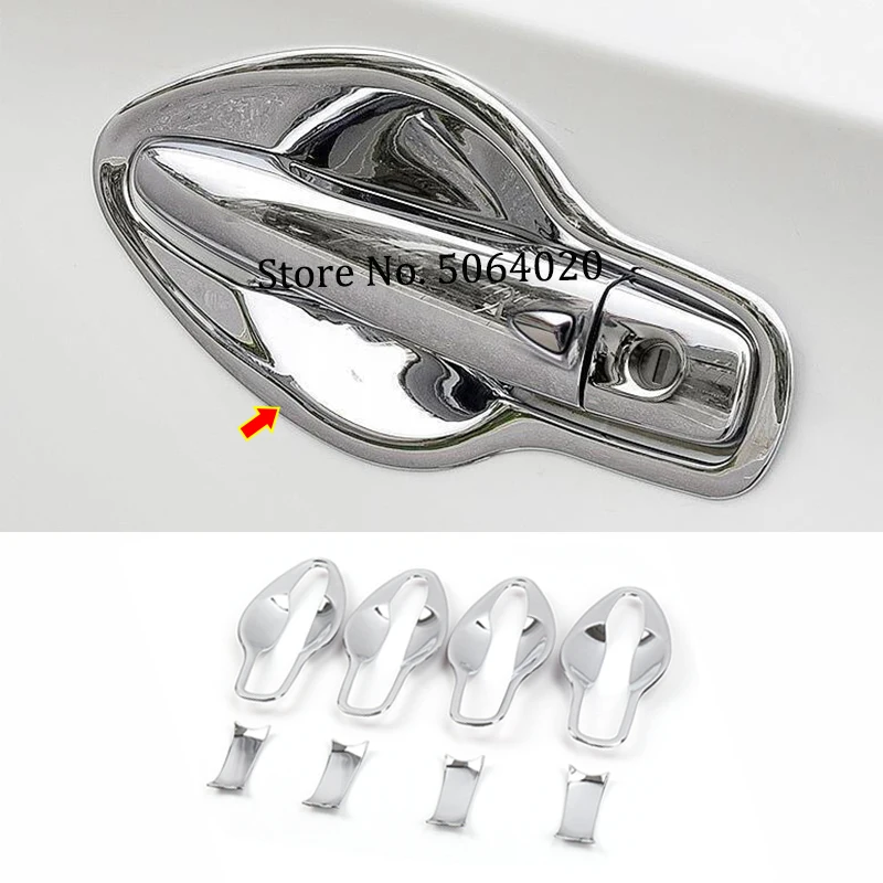 

ABS Chrome For Nissan Murano 2015 2016 2017 2018 2019 2020 accessories Car Door protector handle Bowl cover trim car styling