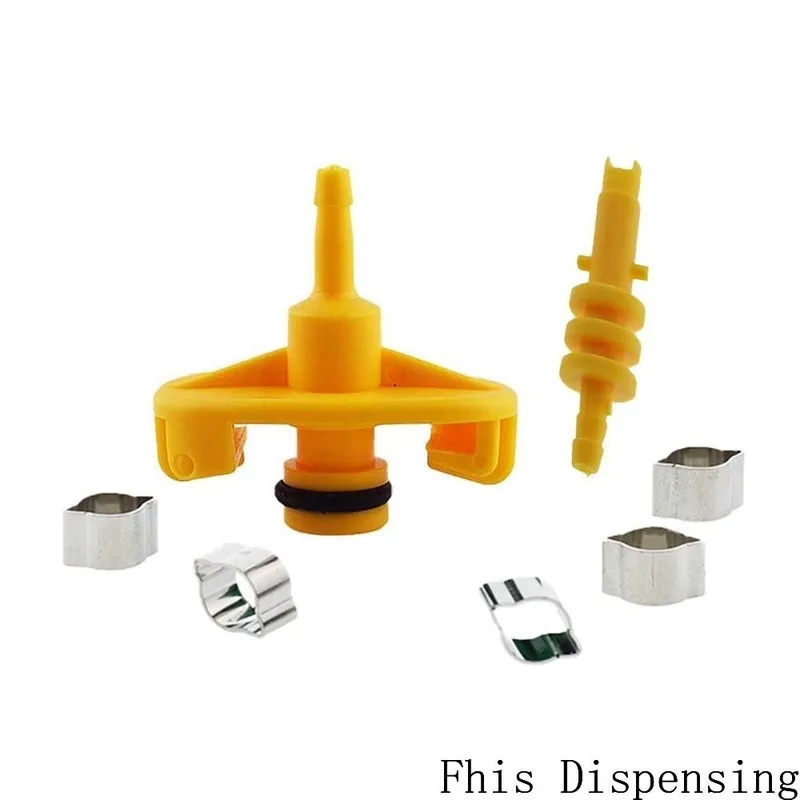 

Dispensing Parts Adapter Fitting with O-Ring Plastic 3cc 5cc 10cc 30cc 55cc Pack of 50 Sets